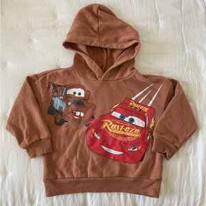 Disney Pixar Cars Lightning McQueen Hooded Sweatshirt 3T LMQ